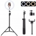 Ring Light 10" (26cm) + Tripé 160cm + PHONE CLIP + Ball Head