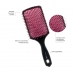 Escova De Cabelo Mq Beauty Raquete Almofadada Nylon Black Grande 05.020