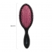 Escova Cabelo Mq Beauty Oval Almofadada Nylon Black Grande 05.021