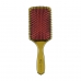 Escova De Cabelo Mq Profissional Raquete Almofadada Nylon Metallic Gold Grande 05.017