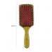 Escova De Cabelo Mq Profissional Raquete Almofadada Nylon Metallic Gold Grande 05.017