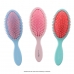 Escova Cabelo Mq Beauty Oval Almofadada Nylon Macaron Grande 05.023