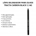 Lápis Delineador Para Olhos Tracta Carbon Black 1,14g
