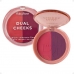 Blush Compacto Duo Ruby Rose Dual Cheeks Rosewood e Plum
