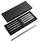 KIT DE HASHI EM AÇO INOX - 05 PARES