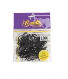 Elastico Preto Bonitta pacote com 100 unidade