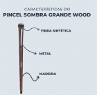 Pincel Belliz Wood Duo Fiber SOMBRA 1935