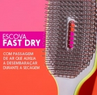 Escova Ricca Flex Fast Dry Roxa Neon