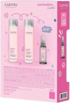 Kit Cadiveu Quartzo Shine - Sh 250ml Cond 250ml Sérum 65ml